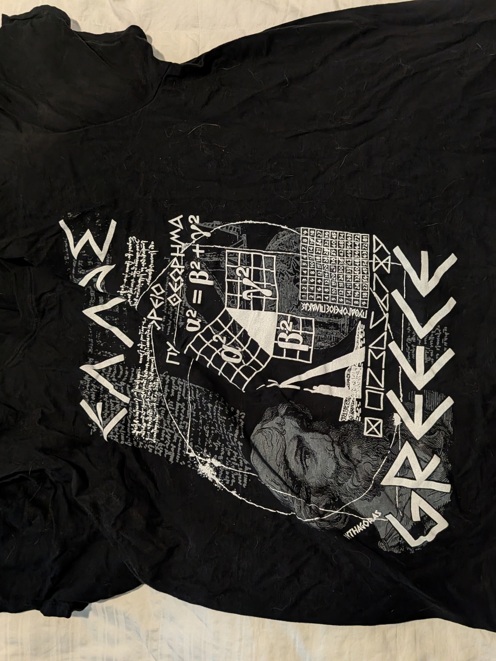 Roxy Black Graphic T-Shirt with Logo Tag